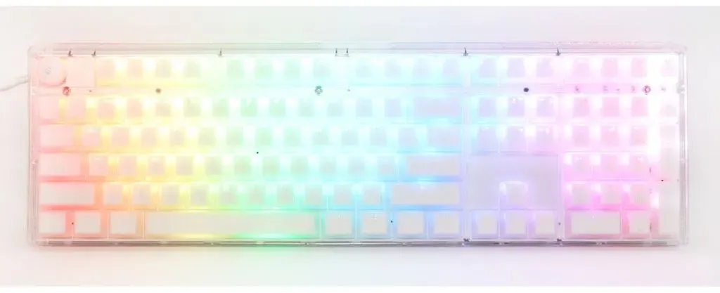 Bild von One 3, Aura White, RGB Tastatur USB US (DKON2108ST-BUSPDAWWWWC1)