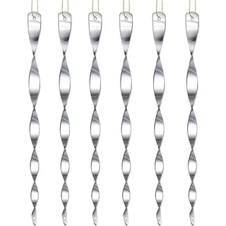 Reflektierende Windspiraal Vogelverschrikkers Set von 6 Reflektierende Vogelabwehr Windspiral Vogelabwehrsystem