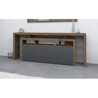 borchardt Möbel Sideboard »Rosario« Breite 220 cm grau