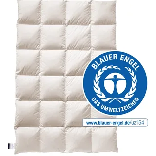 billerbeck Daunenbettdecke »E14 Greta« warm 1 Stk. tlg. Die Decke mit dem blauen Engel, beige