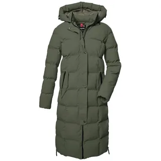 G.I.G.A. DX Steppmantel "GW 2 WMN QLTD CT", Damen, Gr. 46, grün (olivgrün), Oberstoff: 100% Polyester, Futter: 100% Polyester (recycelt), Wattierung: 100% Polyester (recycelt), G.I.G.A.