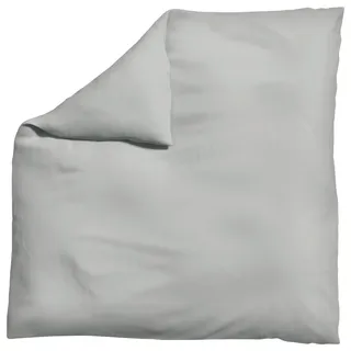 Schlafgut Bettdeckenbezug , Hellgrau , Textil , Uni , 200x200 cm , Textiles Vertrauen - Oeko-Tex®, AZO-frei, Bsci, Oeko-Tex® Standard 100 , pflegeleicht, atmungsaktiv, bügelleicht, schadstoffgeprüft, weiche und anschmiegsame Oberfläche, dicht gewebtes Garn , Heimtextilien, Bettwäsche & Leintücher, Bettwäsche, Satin-Bettwäsche