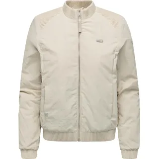 Bomberjacke RAGWEAR "Bomberjacke Chenna Warm YOUMODO", Damen, Gr. S, beige (ecru), Obermaterial: 100% Nylon NY.  Obermaterial: Futter: 100% Polyester PES. 100% Polyester PES., Jacken Bomberjacke