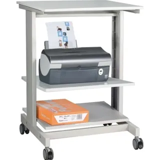 Twinco PC-Arbeitstisch H670xB600xT500mm lichtgrau, fahrbar