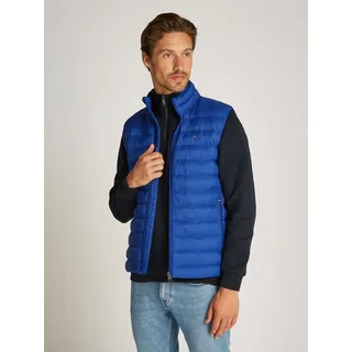 Tommy Hilfiger Herren, Weste Packable Recycled Vest Stehkragen, blau (wedge Blue), XXL,