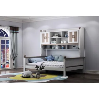 Kinderzimmer Bett Kinder Betten Schlafzimmer Design Einzelbett Einrichtung Neu - Grau