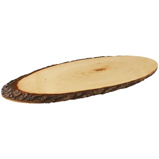 Homeware Servierbrett , Naturfarben, Erlefarben , Holz , Erle , massiv , 17x1.5x45 cm , Geschirr, Tischkultur & Serviergeschirr, Servierplatten