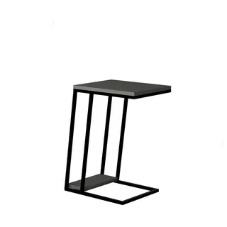 Livetastic Beistelltisch Pal ca. 30x40x57 cm Anthr/Schwarz