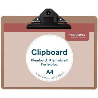 Europel Klemmbrett A4 Braun