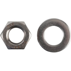 Hexagonal Nuts & Washers A2 Stainless Steel M12 ForgePack 6