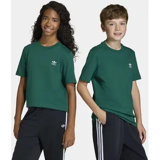 T-Shirt ADIDAS ORIGINALS "TEE", Kinder, Gr. 146, grün (collegiate grün), Obermaterial: 100% Baumwolle, Rundhals, Shirts T-Shirt, für Kinder und Teens, mit gerippten Details, mit Rundhalsausschnitt