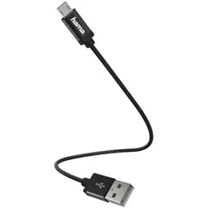 Bild Lade-/Datenkabel, Micro-USB 0,2 m Schwarz