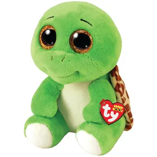 TY Turbo Schildkröte Beanie Boos Regular, Beanie Baby Weichplüsch Spielzeug, Sammlerstück Kuscheliger Plüschteddy