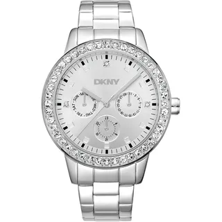 Dkny Parsons Multi Glitz 40 Mm Damenuhr - Silver Grey / Silver Grey / Mineral - One Size