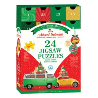 Eurographics Puzzle VW Weihnachts-Adventskalender 24x50 Teile
