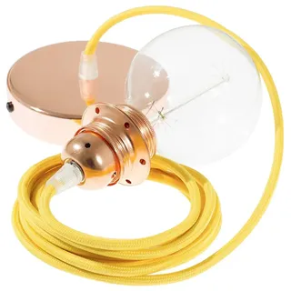 Creative Cables Rm10 Diy 1 M Hängeleuchte Pendel Für Lampenschirm - Yellow / Copper - One Size