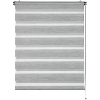 Schöner Wohnen Doppelrollo Tilda 90 x 150 cm transparent/schwarz