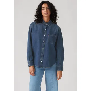 Levi's Harlie Boyfriend Shirt Blau XS