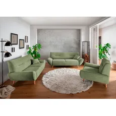 Bild 3-Sitzer »Drago«, frei im Raum stellbar, versch. Stoffe, 3-, 2-Sitzer & Sessel verfügbar grün