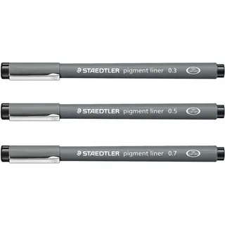 Staedtler pigment liner 308 Fineliner schwarz 0,5 mm, 1 St.