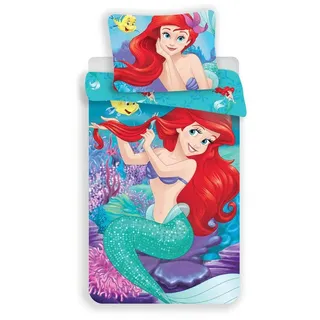 Disney Princess Arielle Mehrfarbig 140 x 200 cm + 70 x 90 cm