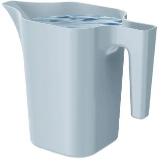 PECZEKO Gießkanne 1,8 Liter für Haus & Garten - aus robustem Kunststoff - giesskanne zur einfachen Bewässerung von Blumen, Pflanzen und zimmerpflanzen 1er-Set (1 Pack) Grau