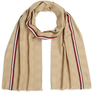 Tommy Hilfiger Modeschal "TH FLAG LIGHTWEIGHT SCARF", classic stone