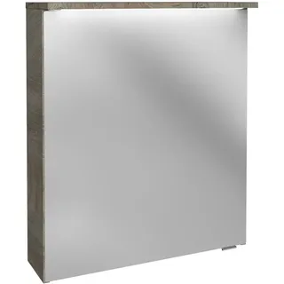 Fackelmann Spiegelschrank OXFORD Eiche Natur 60,2 cm mit Softclose Türen
