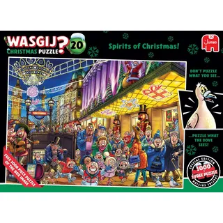 JUMBO Spiele Wasgij Christmas 20 - Spirits of Chrismas (2x 1000 Teile)