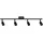 Carolina 4 GU10 rund schwarz