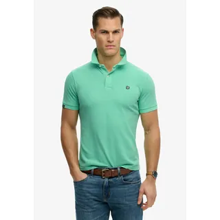 Superdry Poloshirt "VINTAGE DESTROY POLO" Baumwolle, relaxed fit, spring bud grün