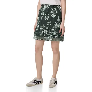 Damen Chiffon-Rock mit Volants