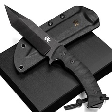 Wolfgangs IMPETUS Hochwertiges Outdoor Messer Feststehend aus feinstem 440C Stahl - Jagdmesser inkl. Kydex Holster - Survival Messer Outdoor das perfekte Überlebensmesser in der Wildnis