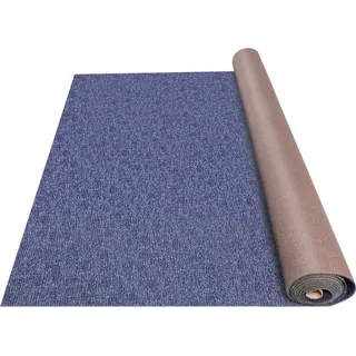 1,8 x 16 m - Teppich Terrassen Teppich - Polyesterfaser und TPR - Rutschfest und Wasserdicht - Für Terrassen, Decks, Eingangsbereiche, Wintergärten usw. (Blau)