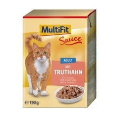 MultiFit Adult in Sauce 12x190g Mit Huhn