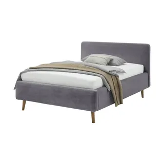 Meise Möbel meise.möbel Polsterbett Mattis 120 x 200 cm Cord Grau