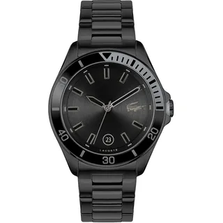 Lacoste Analog Quarzuhr für Herren Kollektion Tiebreaker mit Edelstahl- oder Silikonarmband