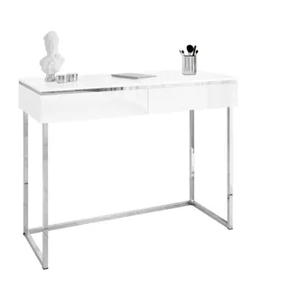 lookway AURORA SILVER Konsolentisch 120 x 40 x 75 Silber Weiss