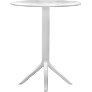 Tisch Lacota Ø 60 cm, Farbe:weiss - Weiß