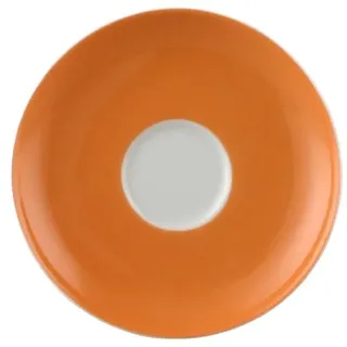 Thomas Sunny Day Untertasse für Espressotasse 80ml, Porzellan, Orange, Spülmaschinenfest, 12 cm, 14721