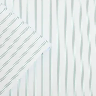 Laura Ashley Vliestapete Farnworth Stripe Sage Green Grün FSC®