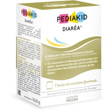 PEDIAKID - Diarea - Für den Ernährungsbedarf bei akuter Gastroenteritis oder Antibiotika-assoziierter Diarrhö - Ab der Geburt - Etui mit 7 Beuteln mit verdünnbarem Pulver - Neutraler Geschmack
