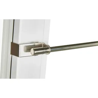 Klemmstange Scheibenstange »Denver« KlemmFix Metall Ausziehbar 45-75 cm Edelstahl 8/10mm Montage ohne Schrauben und Bohren Scheibengardine 20190931