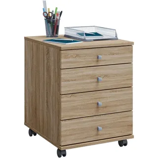 VCM Lona Rollcontainer 50 x 42 x 57 cm braun