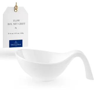 Villeroy & Boch Schale Flow Porzellan Weiß