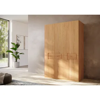 Home Affaire Kleiderschrank »Léopoldine aus Kernbuche, erhältlich in verschiedenen Breiten« Massivholz-Kleiderschrank, im 50 cm Raster planbar