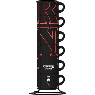 Bialetti Espressotasse 0,08 l Schwarz 6 St.