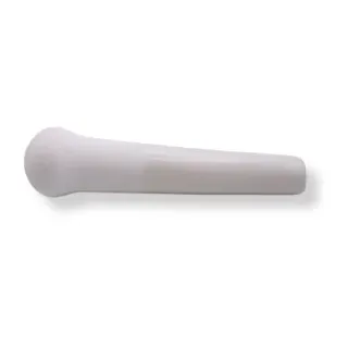 EDLICH & HABEL Pistill für Mörser, Porzellan, Pistill für Porzellanmörser mit Ausguss, 1 Stück, 130 mm für Mörser 105 mm