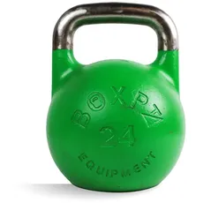 BOXPT Kettlebell aus verchromtem Eisen, Grün (24 kg)