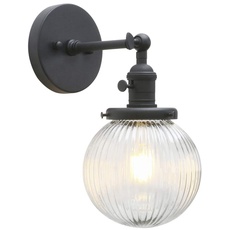Yosoan Industrie Loft-Wandlampen Stilvoll Schlicht fein Design Wandbeleuchtung Leuchte, Innenleuchte (Schwarz Farbe)